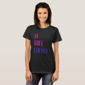 バイワイトエナジーバイセクシュアルLqbtq Tシャツ (正面フル)