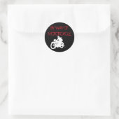 バイワヨフオートバイステッカー1 ラウンドシール (バッグ)