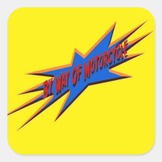 バイワヨフオートバイステッカー3 スクエアシール