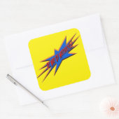 バイワヨフオートバイステッカー3 スクエアシール (封筒)