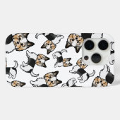 バイワーテリアかわいい漫画の犬のパターン Case-Mate iPhoneケース (裏面 (横))