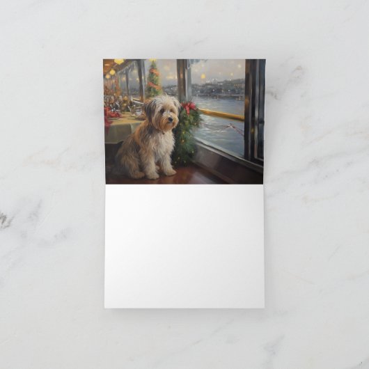 バイワーテリアのクリスマスクルーズ：ポーソムホリデー カード (内部)