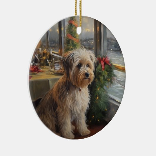 バイワーテリアのクリスマスクルーズ：ポーソムホリデー セラミックオーナメント (右)