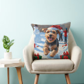 バイワーテリアクリスマスフェスティバルスノーシーン クッション (椅子)