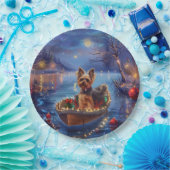 バイワーテリアクリスマスフェスティバル航海 ペーパープレート (パーティー)