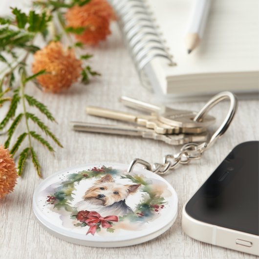 バイワーテリアクリスマスリースフェスティバルカップ キーホルダー (正面右)