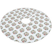 バイワーテリアクリスマスリースフェスティバルカップ ブラッシュドポリエステルツリースカート (アングル)