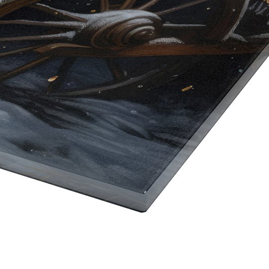 バイワーテリアスノウィースリークリスマスデコール カッティングボード (角)