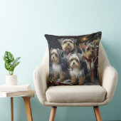 バイワーテリアスノウィースリークリスマスデコール クッション (椅子)