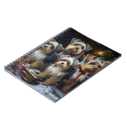 バイワーテリアスノウィースリークリスマスデコール ノートブック (左側)