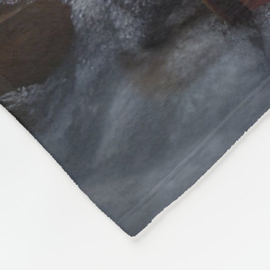 バイワーテリアスノウィースリークリスマスデコール フリースブランケット (角)