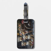 バイワーテリアスノウィースリークリスマスデコール ラゲッジタグ (裏面縦)