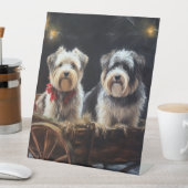 バイワーテリアスノウィースリークリスマスデコール 台座サイン (インサイチュ)