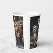 バイワーテリアスノウィースリークリスマスデコール 紙コップ (右)