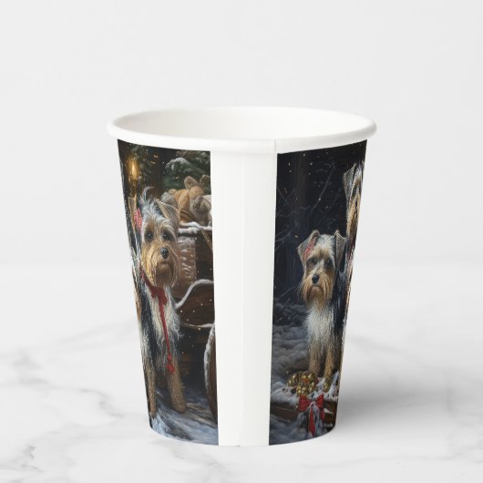 バイワーテリアスノウィースリークリスマスデコール 紙コップ (右)