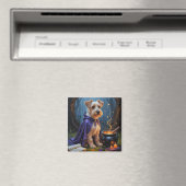 バイワーテリアドッグお洒落ハロウィン絵を描ズ マグネット (インサイチュ (食洗機))