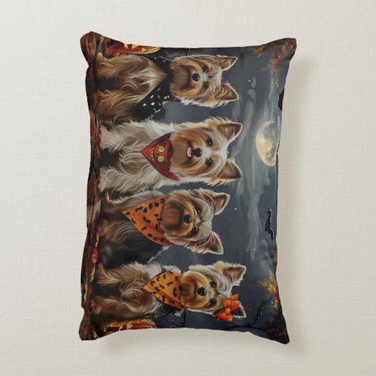 バイワーテリアハロウィン不気味 アクセントクッション (裏面(縦))