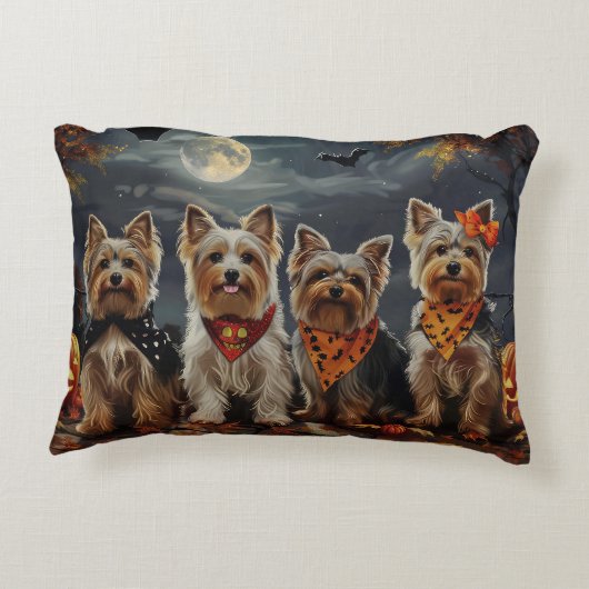 バイワーテリアハロウィン不気味 アクセントクッション (裏面)
