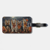 バイワーテリアハロウィン不気味 ラゲッジタグ (裏面横)