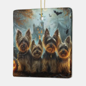 バイワーテリアハロウィーンナイトドギー喜び セラミックオーナメント (左)