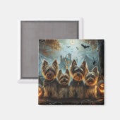 バイワーテリアハロウィーンナイトドギー喜び マグネット (正面/裏面)