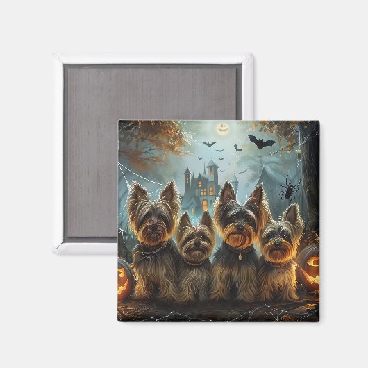 バイワーテリアハロウィーンナイトドギー喜び マグネット (正面/裏面)