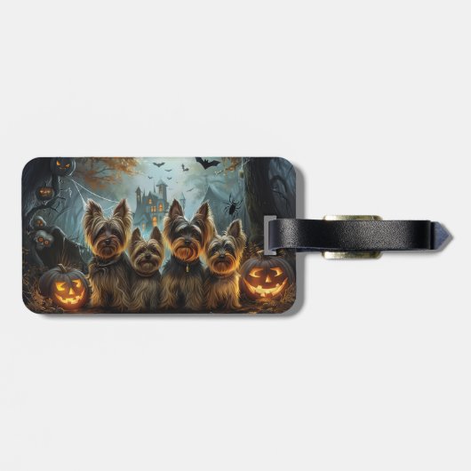 バイワーテリアハロウィーンナイトドギー喜び ラゲッジタグ (裏面横)
