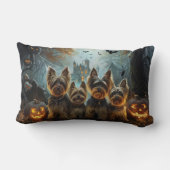 バイワーテリアハロウィーンナイトドギー喜び ランバークッション (裏面)