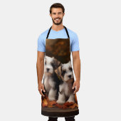 バイワーテリアパピーオータムデライトカボチャ エプロン (着用した状態)