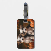 バイワーテリアパピーオータムデライトカボチャ ラゲッジタグ (裏面縦)