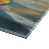 バイワーテリアビーチサーフィン絵画ズ カッティングボード (角)