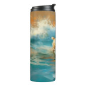 バイワーテリアビーチサーフィン絵画ズ タンブラー (回転左)