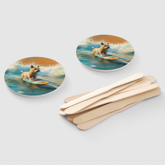 バイワーテリアビーチサーフィン絵画ズ ハンドファン (組立なし)