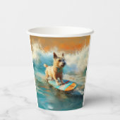 バイワーテリアビーチサーフィン絵画ズ 紙コップ (裏面)