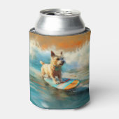バイワーテリアビーチサーフィン絵画ズ 缶クーラー (缶正面)