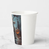 バイワーテリア乗用オートバイハロウィーン怖い 紙コップ (左)