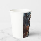 バイワーテリア乗用オートバイハロウィーン怖い 紙コップ (右)