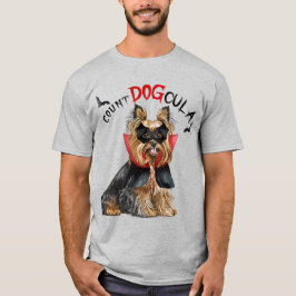 バイワーテリア犬ヴァンパイア犬おかしなハロウィーン Tシャツ