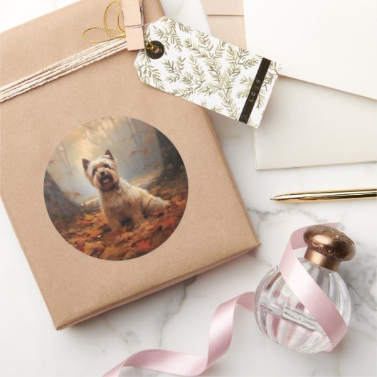 バイワーテリアin紅葉秋インスパイア ラウンドシール (ギフト)