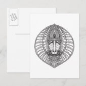 バインスパイアブーン顔 ポストカード (正面/裏面)