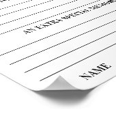 バインダーおよびファミリー懇親会用アクティビティシート ポスター (角)