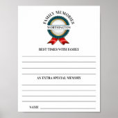 バインダーおよびファミリー懇親会用アクティビティシート ポスター (正面)