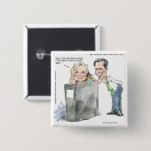 バインダーのアンRomneyおもしろいギフトTee & Card 缶バッジ (正面&裏面)