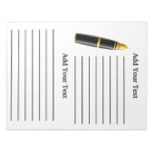 バインダーノートパッド挿入 ノートパッド (正面)