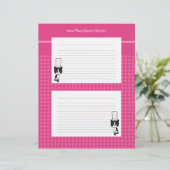 バインダー図解入りの、写真付きののレシピページ (スタンド正面)