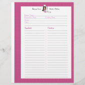 バインダ図解入りの、写真付きのー・ユーザーの完全レシピ・ページ (正面)