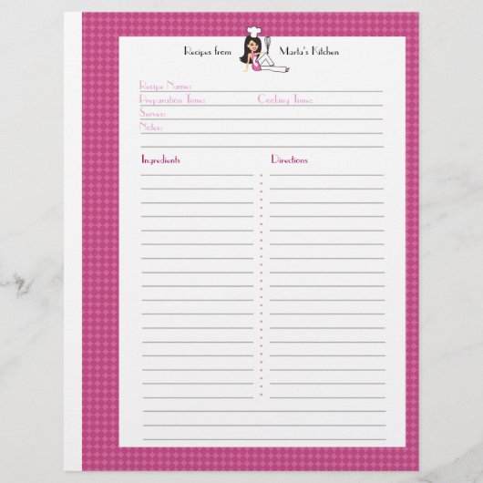 バインダ図解入りの、写真付きのー・ユーザーの完全レシピ・ページ (正面)