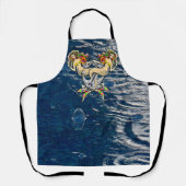 バインドされたメルメイド航海の-海愛好家のためのデザイン エプロン (正面)