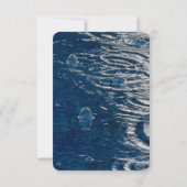 バインドされたメルメイド航海の-海愛好家のためのデザイン サンキューカード (裏面)