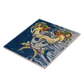 バインドされたメルメイド航海の-海愛好家のためのデザイン タイル (側面)